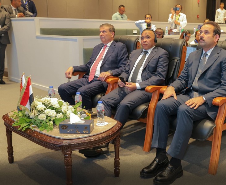 رئيس جمهورية مدغشقر الشقيقة يزور جهاز مستقبل مصر