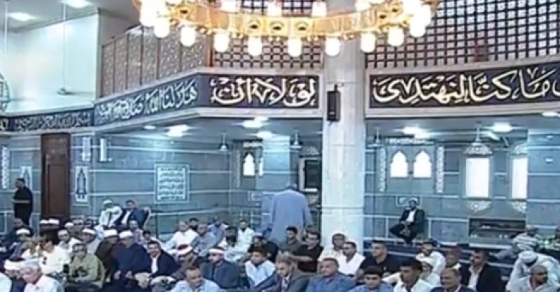 ”الأزهري” و ”مرزوق” افتتحا مسجد الأقصى بمدينة السنبلاوين واديا فيه صلاة الجمعة اليوم
