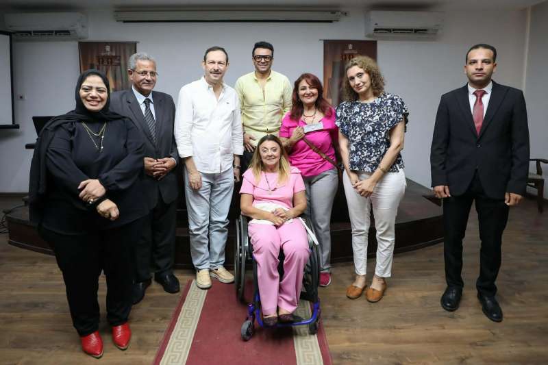 د. إيمان كريم تشهد ندوة ”مسار وصلة” بالمهرجان القومي للمسرح وتؤكد أهمية دمج ذوي الإعاقة في الفنون