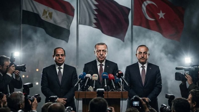 مصر وقطر وتركيا الدول الوسيطة تصدر بياناً مشتركاً يدين الانتهاكات الإسرائيلية المستمرة للاتفاق