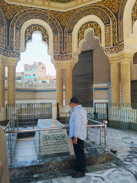 محافظ الدقهلية يتفقد أعمال التشطيبات النهائية بضريح إمام الدعاة الشيخ الشعراوي بقرية دقادوس بميت غمر
