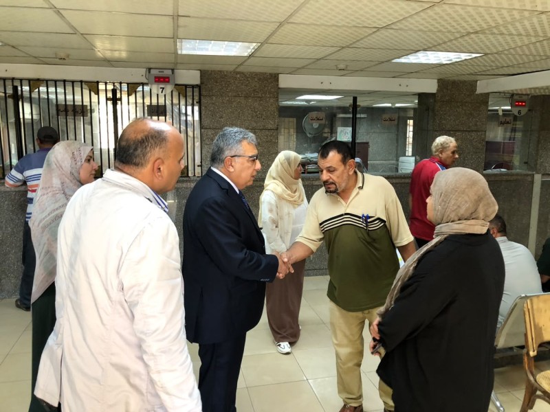 محافظ الدقهلية يتفقد المركز التكنولوجي بديوان مركز ومدينة طلخا