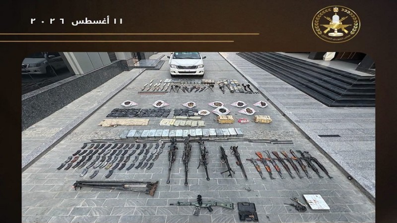 المتحدث العسكري: إحباط أنشطة شبكة عابرة للحدود لتهريب وبيع الأسلحة والذخائر عبر الاتجاه الاستراتيجي الجنوبي