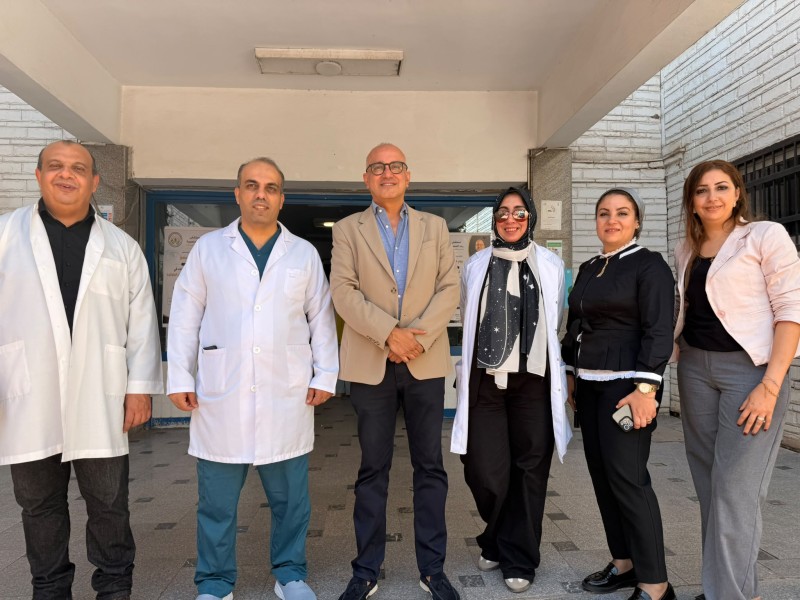 إشادة البروفيسور طارق شعراوي بالطاقم الطبي والتجهيزات بمستشفى رمد المنصورة