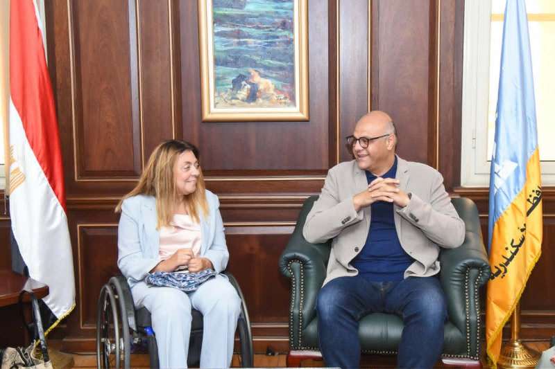 محافظ الإسكندرية والمشرف على المجلس القومي للأشخاص ذوي الإعاقة يبحثان سُبل تعزيز الخدمات والدمج بالمحافظة