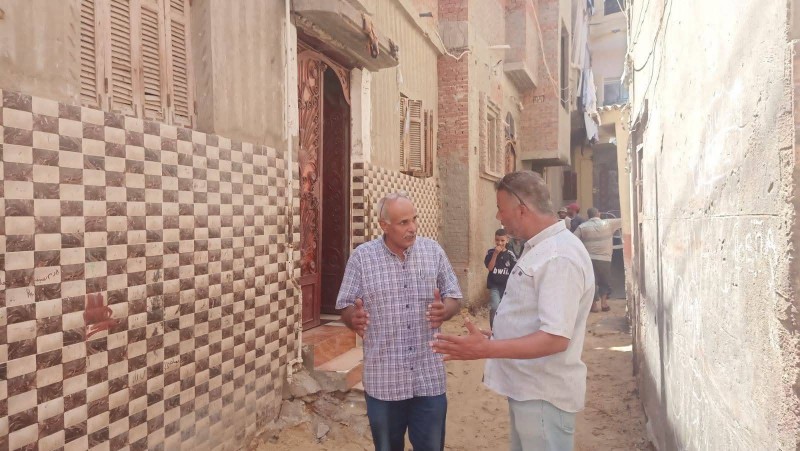 متابعة تنفيذ مشروعات الخطة الاستثمارية بمركز الرحمانية.. ورفع كفاءة شوارع منطقة بن النفيس