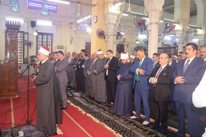 محافظ القليوبية يستقبل وزير الأوقاف بديوان عام المحافظة ويشاركه احتفالات القليوبية بعيدها القومي الـ 158