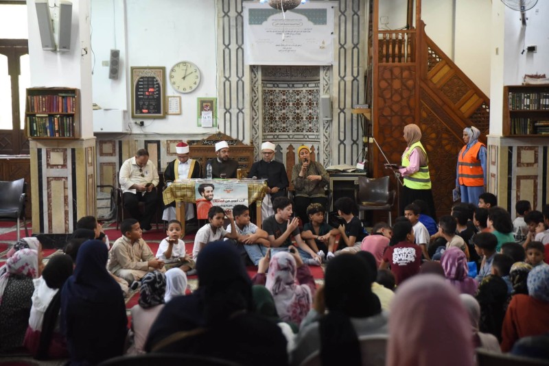 المجلس الأعلى للشئون الإسلامية وصندوق مكافحة الإدمان يختتمان فعالياتهما التوعوية بمسجد الصباح بالمعادي