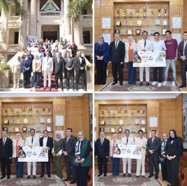 جامعة بنها تعلن نتائج مسابقة إدارة المخلفات الجامعية «Green Loop Competition 2026»