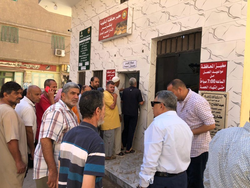 محافظ الدقهلية يتفقد مخبز المحافظة للخبز المدعم بمدينة دكرنس