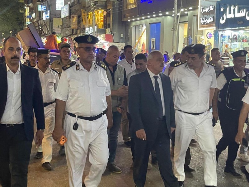 مدير أمن بني سويف يقود حملة موسعة لتحقيق الانضباط ورفع الإشغالات بشوارع المدينة