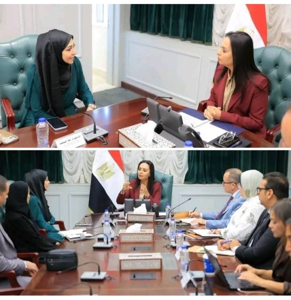 وزيرة التضامن الاجتماعي تبحث مع الجانب القطري تعزيز سبل التعاون من الخبرات المصرية في مجال الإعاقة