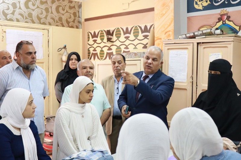 تفاصيل ما جاء في زيارة وكيل وزارة التربية والتعليم بالدقهلية لمدارس بإدارة السنبلاوين