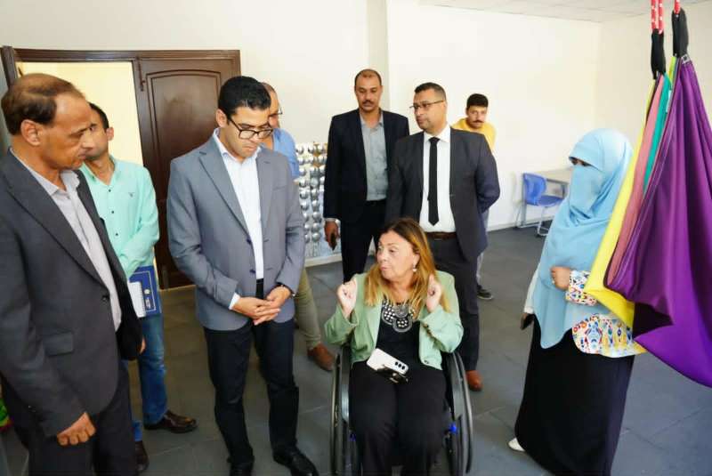 المشرف العام على ”القومي للإعاقة” تتفقد دار الرعاية النهاري للتوحد بمحافظة مطروح