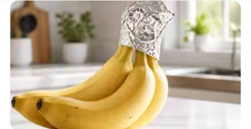 هل لف أطراف الموز بورق الألومنيوم يطيل عمره؟