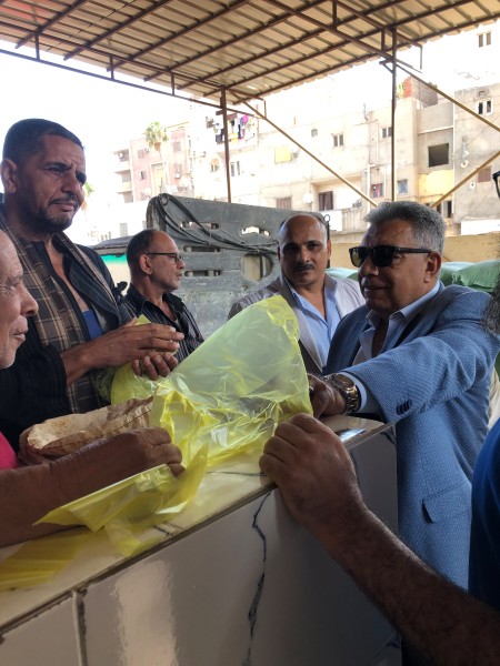 المحافظ يتفقد مخبز المنصورة الكبير للخبز المدعم