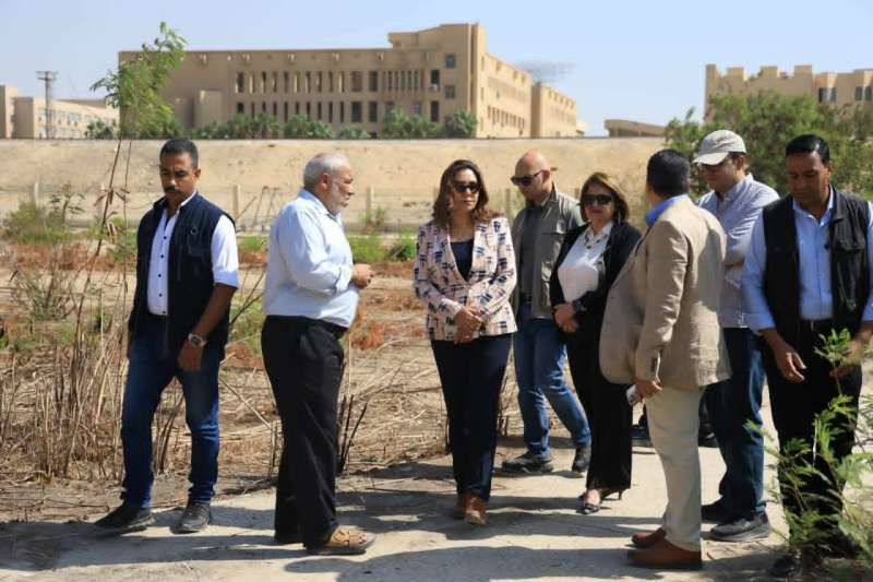 وزيرة التنمية المحلية والبيئة في جولة مفاجئة لتفقد عددًا من مراكز الوعي البيئي ومقر الوزارة بالمعادي