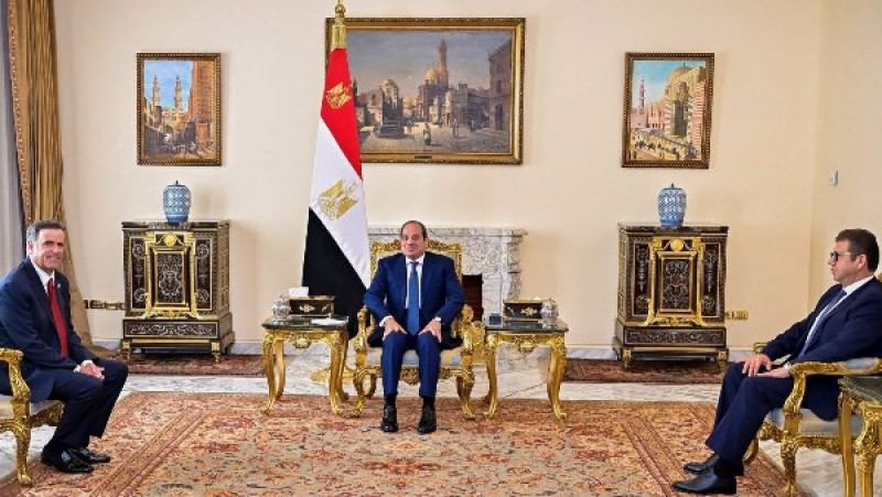 رسائل حاسمة من السيسي لمدير CIA بشأن أزمات الشرق الأوسط وحرية الملاحة