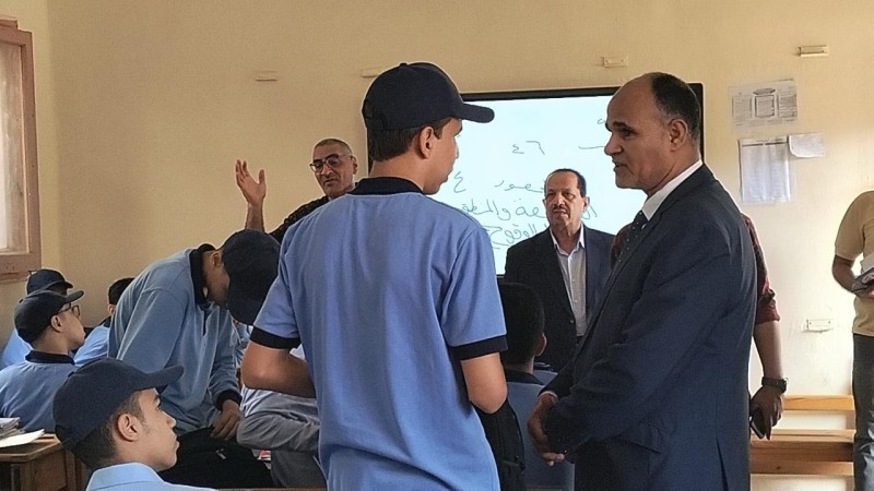 عبد الشافي يتابع انتظام الدراسة ويطمئن على سير العمل بعدد من مدارس إدارة شرق المنصورة التعليمية