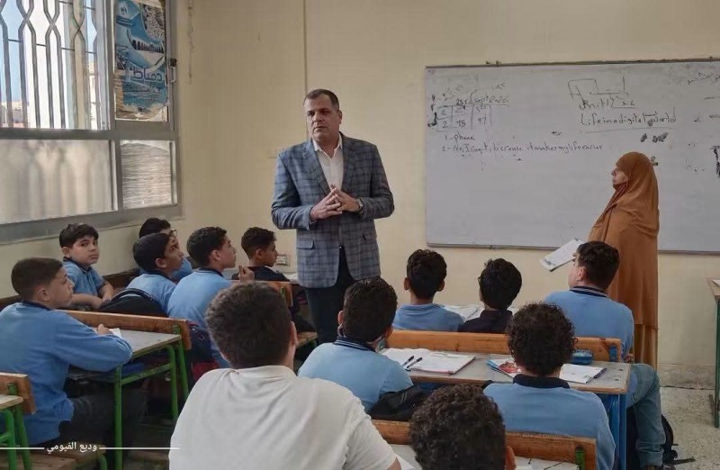 وكيل ”التعليم بدمياط” يتفقد مدارس دمياط الجديدة