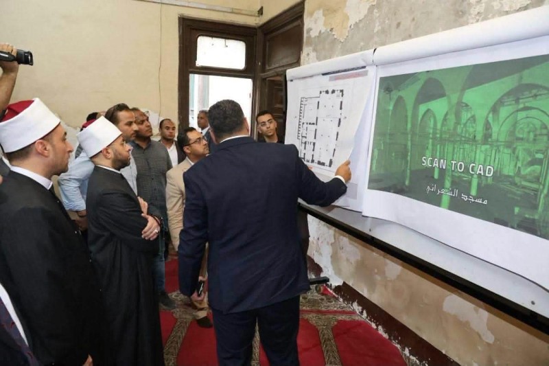 وزير الأوقاف يتفقد مسجد «عبد الوهاب الشعراني» لبدء أعمال الإحلال والتطوير الشامل