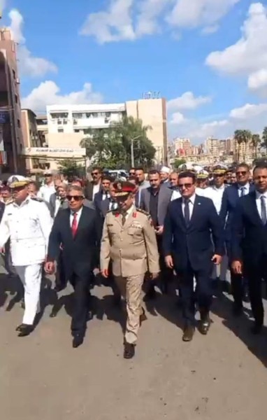 عبد العظيم يشارك محافظ الدقهلية إحياء ذكرى نصر أكتوبر