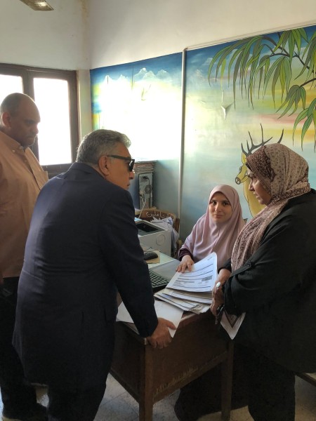 محافظ الدقهلية يتفقد المركز التكنولوجي بمدينة طلخا في زيارة تفقدية مفاجئة