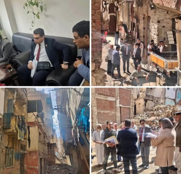 النيابة الإدارية تفتح تحقيقاً موسعاً وتستدعي مسؤولي حي غرب الإسكندرية بسبب ”عقار المازني” المائل