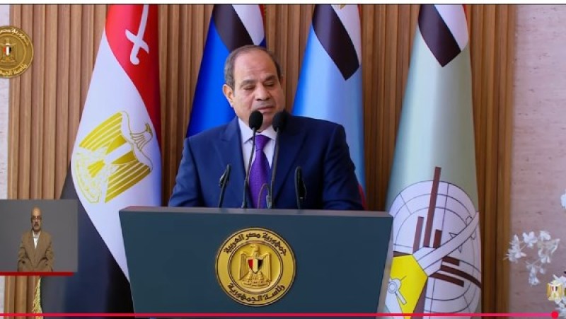 السيسي: الحفاظ على الدولة الوطنية واستقرارها يتطلب مؤسسات قوية