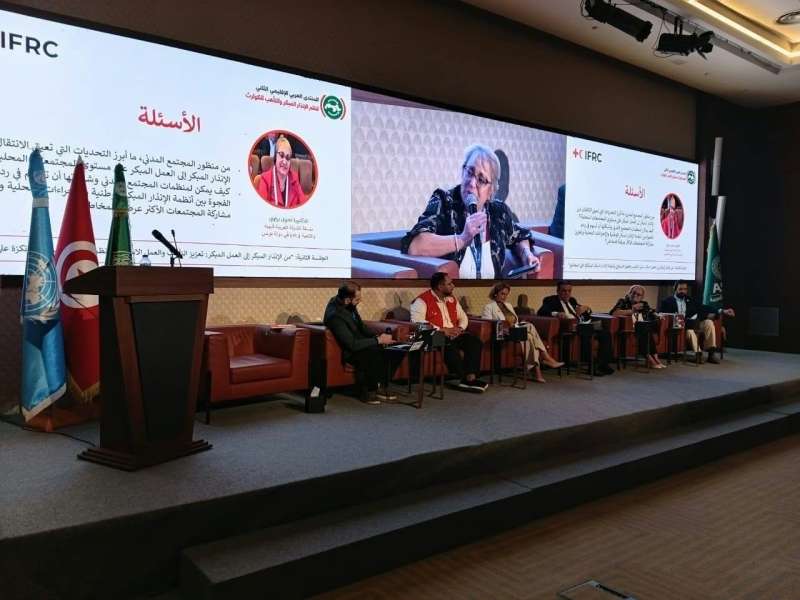 خلال المنتدى الإقليمي في تونس.. «رائد» تدعو إلى تعزيز دور المجتمع المدني في مجابهة الكوارث