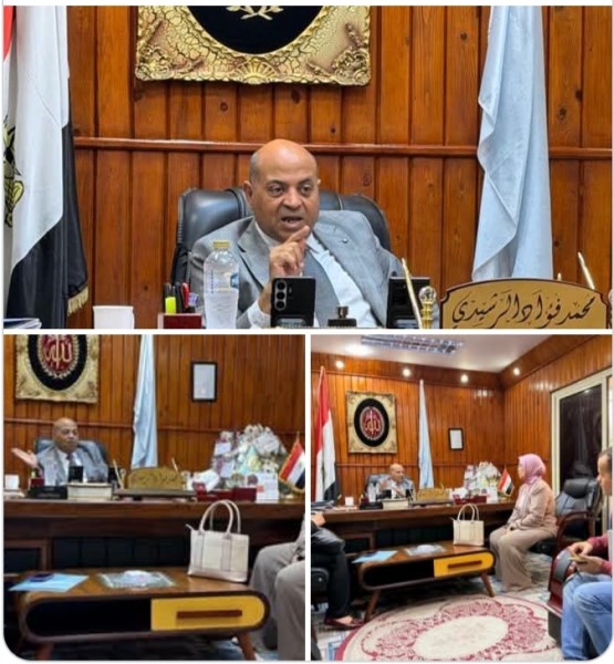 وكيل وزارة التربية والتعليم بمطروح يستقبل مسئول المشاركة المجتمعية بالوزارة