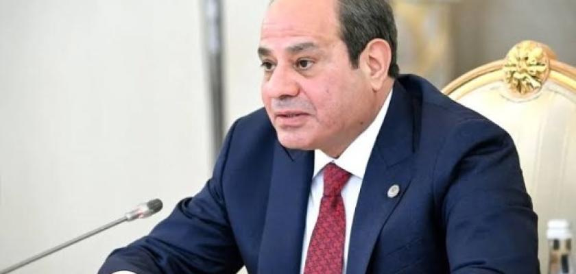 السيسي: القوات المسلحة ووزارة الداخلية هما جناحي أمن الدولة