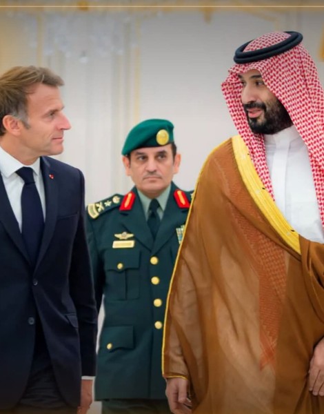 تفاصيل لقاء بن سلمان والرئيس الفرنسي