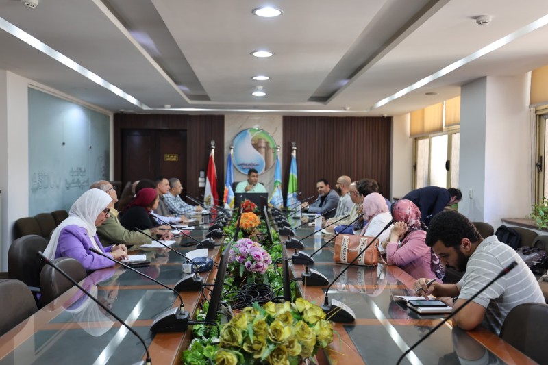 صرف الإسكندرية والوكالة الألمانية يعدان خطة إستراتيجية لتطوير الأداء