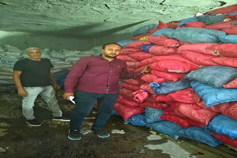 ضبط 33 طن خرشوف مجمد غير صالح للاستهلاك الآدمي بكفر الدوار