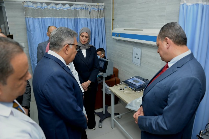 محافظ الدقهلية يفتتح وحدتي الحساسية والمناعة والتأهيل الرئوي بمستشفى الصدر بالمنصورة