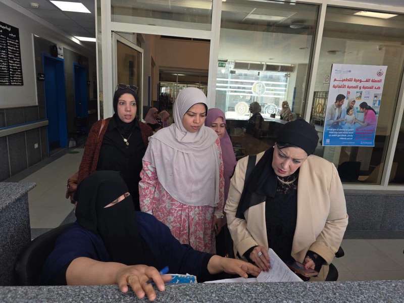 وكيل وزارة الصحة بالغربية تتفقد أعمال الحملة القومية للتطعيم ضد الحصبة بزفتى