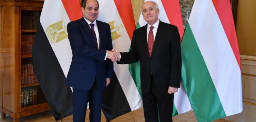 تفاصيل قمة السيسي ونظيره المجري في بودابست