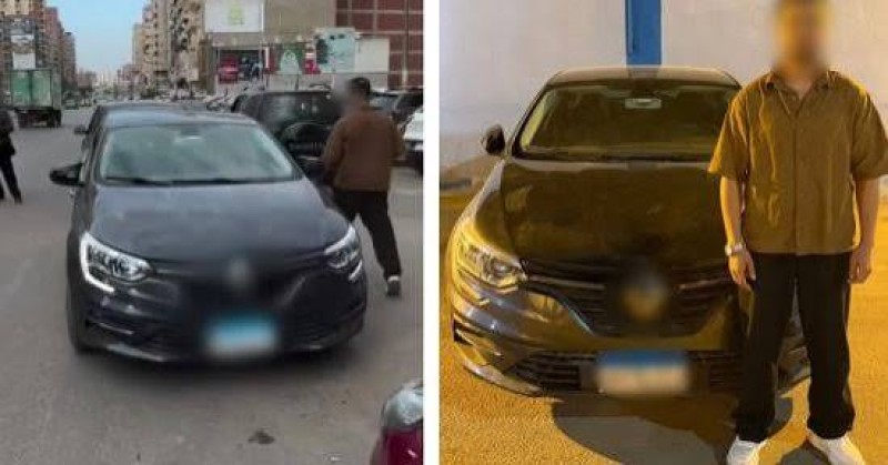 الداخلية تضبط قائد سيارة متهور بتهمة السير عكس الاتجاه في البحيرة