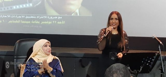 نهلة خليل تشارك بالغناء بصالون مديحة حمدي الثقافي 