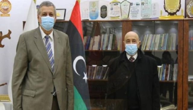 رئيس البرلمان الليبي و المبعوث الأممي لدى ليبيا
