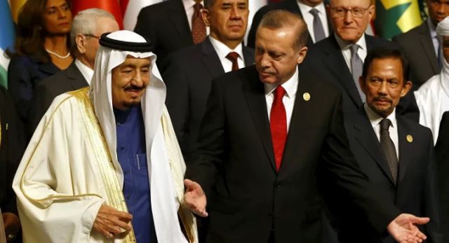 خادم الحرمين الشريفين الملك سلمان و أردوغان