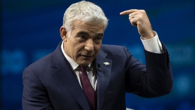 وزير الخارجية الإسرائيلي يائير لابيد