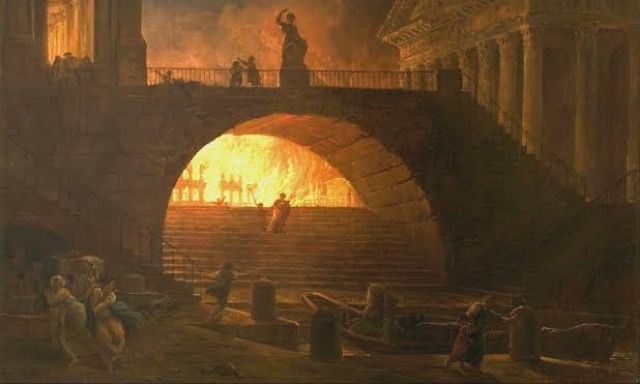 «زي اليوم ده».. حريق روما الكبير في عهد نيرون المختل