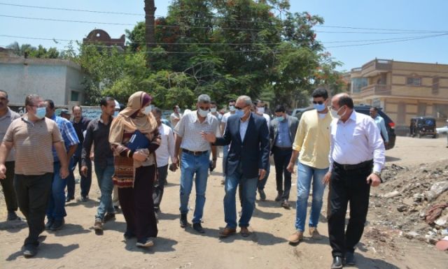 محافظ القليوبية يشهد استلام قطعة أرض لإقامة محطة رفع كوم السمن بمركز ومدينه شبين القناطر 