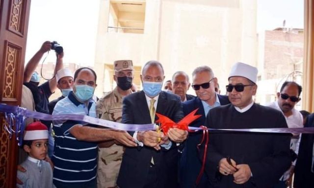 افتتاح مسجد فاطمة الزهراء بمدينة كفر شكر