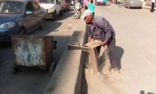 رفع القمامة من الشوارع والميادين