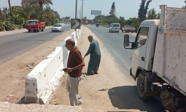 حملة نظافة مكبرة لطريق المنصورة / المحلة