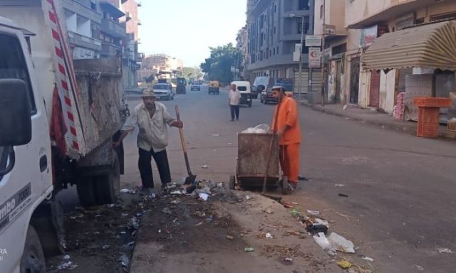 رفع 840 طن قمامة بدمنهور