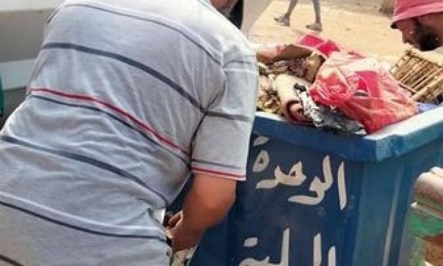 صور .. متابعة أعمال النظافة بفرية النجاح بمركز بدر